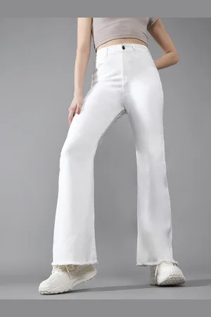 DOLCE CRUDO Women Bootcut High-Rise Stretchable Jeans