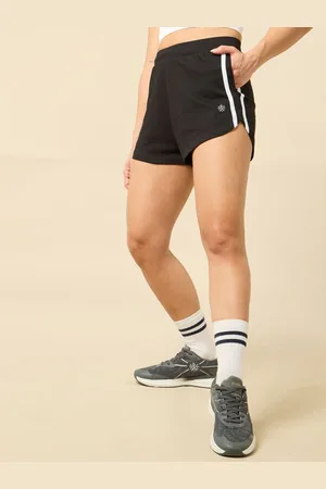 Cult Women High-Rise Regular Fit Training Essentials Cotton Sports Shorts