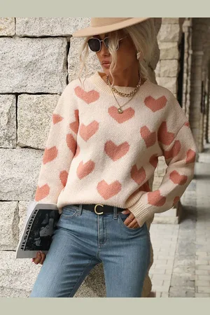 DressBerry Women Printed Round Neck Pullover