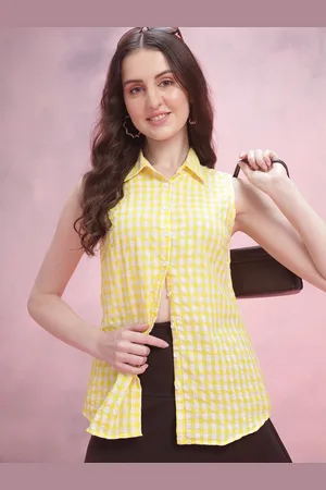 DressBerry Standard Checked Pure Cotton Casual Shirt