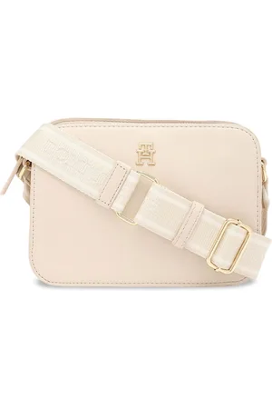 Tommy Hilfiger Colourblocked PU Structured Sling Bag with Bow Detail