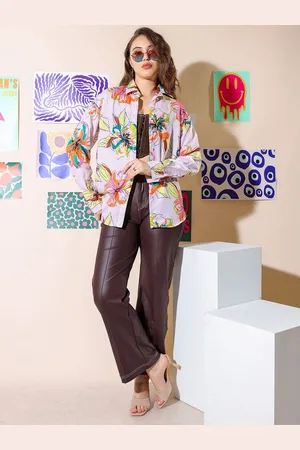 DressBerry Women Floral Opaque Printed Casual Shirt