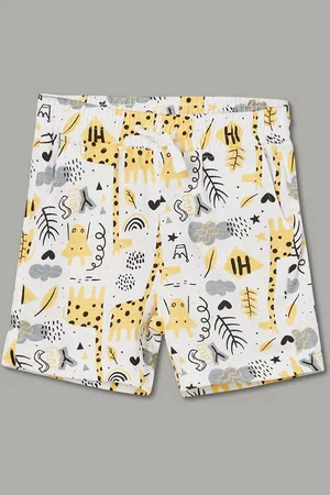 Lifestyle Boys Printed Regular Fit Mid-Rise Shorts