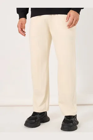 Styli Men Solid Carpenter Fit Open Hem Jogger