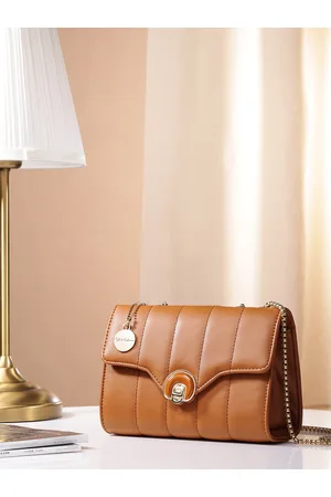 Mast & Harbour Structured Quilted Shoulder Bag
