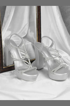 Metro Embellished Block Heel Sandals