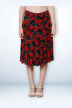 Jinfo Women Floral Printed Skirt With Inner Short