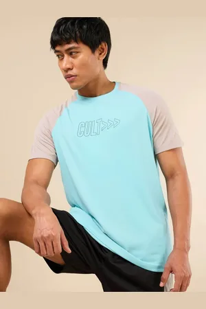 Cult Men Blue Fit First Training T-shirt