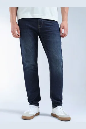 Flying Machine Slash Slim Tapered Fit Jeans