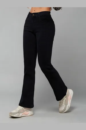 DOLCE CRUDO Women Bootcut Stretchable Jeans