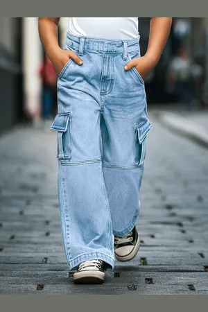 naughty ninos Boys Comfort Flared Cargos Trousers