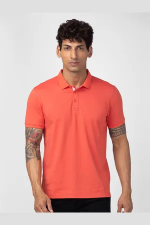 SPYKAR Men Polo Collar Slim Fit Cotton T-shirt