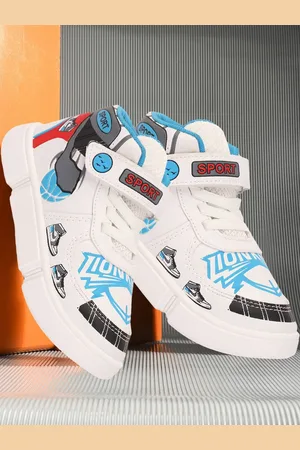 YK Boys Printed Velcro Sneakers