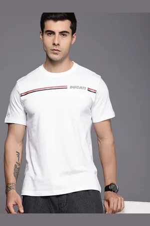 DUCATI Pure Cotton Striped T-shirt
