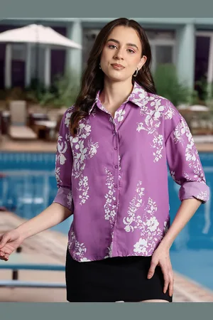 DressBerry Women Floral Printed Casual Shirt