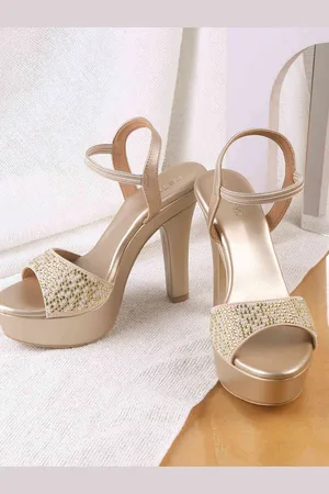 Metro Embellished Block Heel Sandals