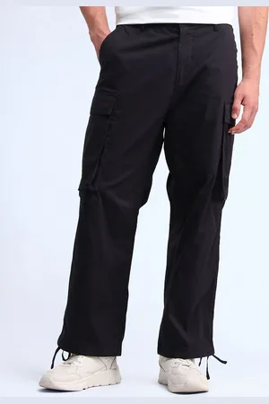 Flying Machine Men Loose Fit Cargos Trousers