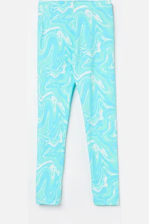 Lifestyle Girls Abstract Printed Slip-On Leggings