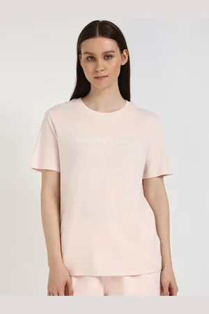 Calvin Klein Women Drop-Shoulder Sleeves Pockets T-shirt