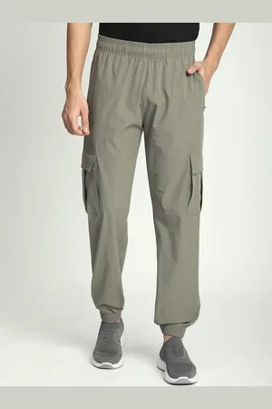 Mark Men Parachute Regular Fit Mid-Rise Cargo Joggers Trousers