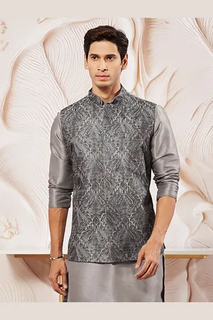 Vastramay Embroidered Nehru Jacket
