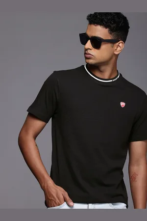 DUCATI Pure Cotton Solid T-shirt