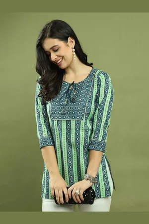 Rajnandini Women Cotton Printed Ethnic Tunic