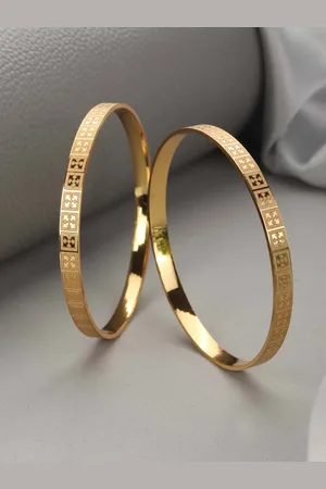 Priyaasi Set Of 2 Gold-Plated Handcrafted Bangles
