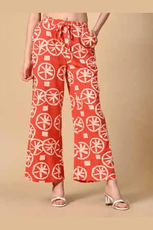 DressBerry Women Printed Pure Cotton Trousers