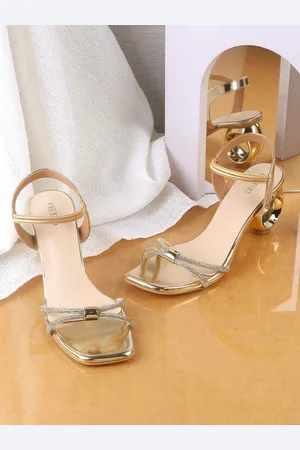Metro Embellished Stiletto Heel Sandals