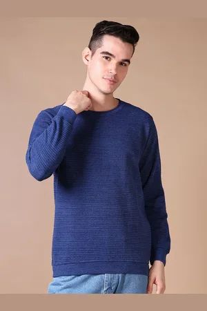 V-Mart Men Round Neck Long Sleeves Pullover