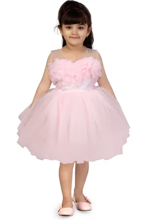 Sangria Girls Round Neck Gown Knee Length Dresses
