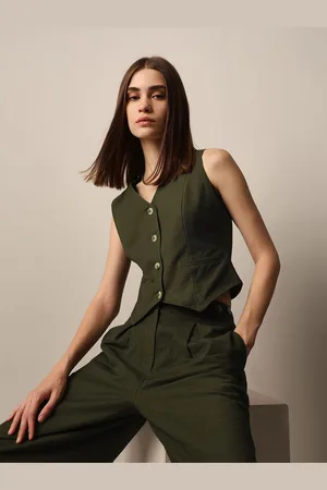 ONLY Women V-Neck Sleeveless Crop Top