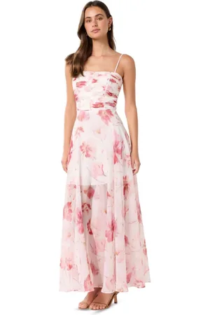 Forever New Floral Print Fit & Flare Maxi Dress