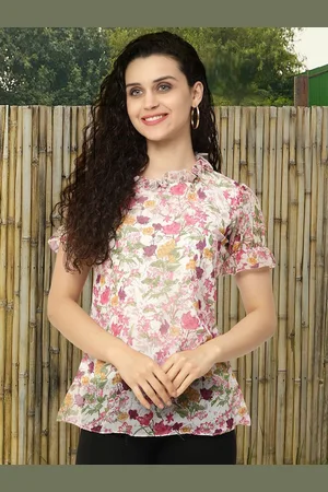 MISS AYSE Women Floral Printed Top