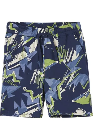 Lifestyle Boys Printed Knee Length Mid-Rise Shorts
