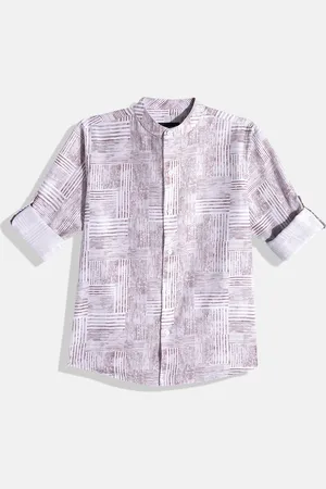 CHARCHIT Boys Comfort Printed Pure Cotton Casual Shirt