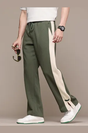 WROGN Men Oversized Track Pants