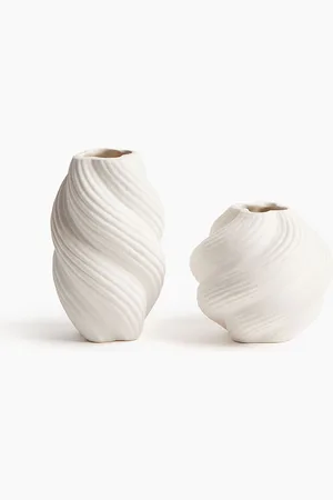 H&M 2-Pack Mini Stoneware Vases