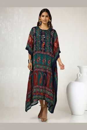 Soch Ethnic Motifs Printed Kaftan Midi Dress