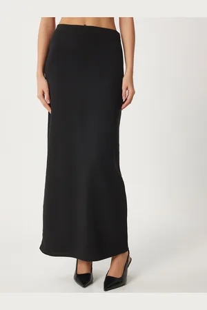 Happiness istanbul Women Knitted A-Line Midi Skirt