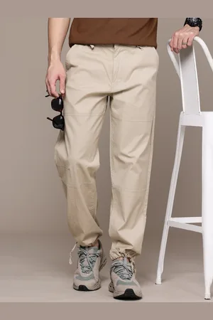 WROGN Men Loose Fit Joggers Trousers