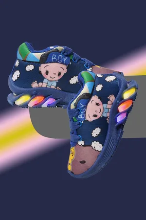 Bunnies Kids Woven Design High-Top Sneakers