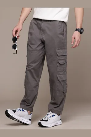 WROGN Men Oversized Fit Cargos Trousers