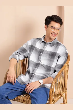 Mast & Harbour Checked Pocket Detail Casual Shirt