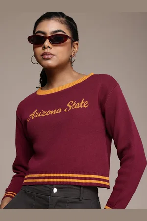 Roadster Typography Crop Pullover