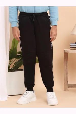 Sweet Dreams Boys Cotton Relaxed-Fit Mid-Rise Track Pant