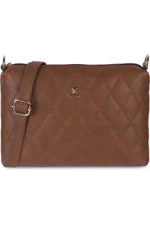 All Things Mochi Women Textured Structured Sling Bag