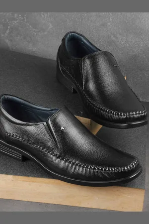 Metro Men Leather Formal Slip-On Shoes
