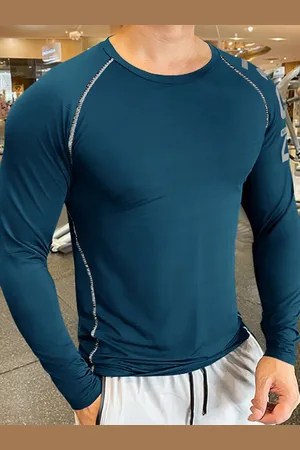 Eyebogler Round Neck Long Sleeves T-shirt